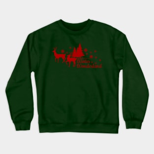 Christmas winter wonderland Crewneck Sweatshirt